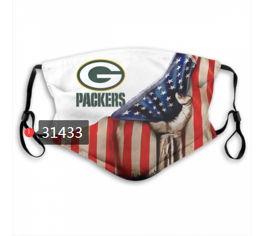 NFL 2020 Green Bay Packers 153 Dust mask with filter